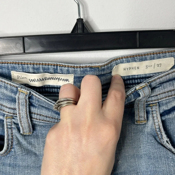 Pilcro and the Letterpress Distressed Denim Jean Shorts - Picture 3 of 5